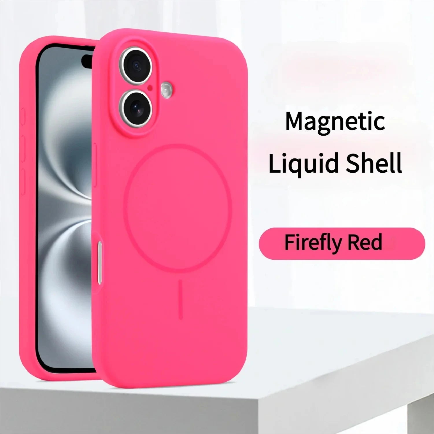 Official Liquid Silicone Case For iPhone 17 16 13 11 14 15 12 Pro Max Air Magnetic Wireless Charger Protector Lens Soft Cover