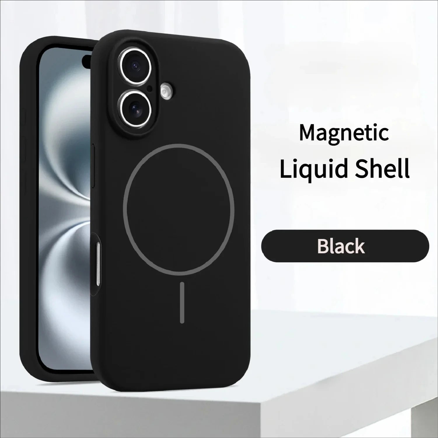 Official Liquid Silicone Case For iPhone 17 16 13 11 14 15 12 Pro Max Air Magnetic Wireless Charger Protector Lens Soft Cover