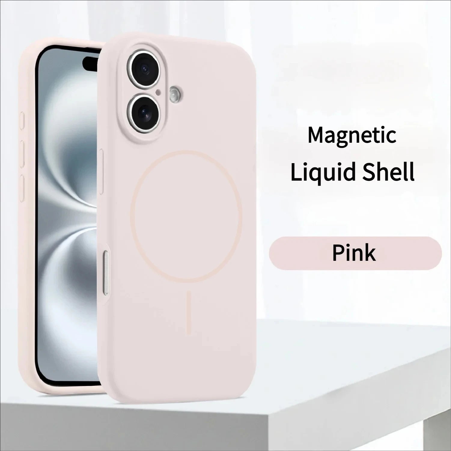 Official Liquid Silicone Case For iPhone 17 16 13 11 14 15 12 Pro Max Air Magnetic Wireless Charger Protector Lens Soft Cover