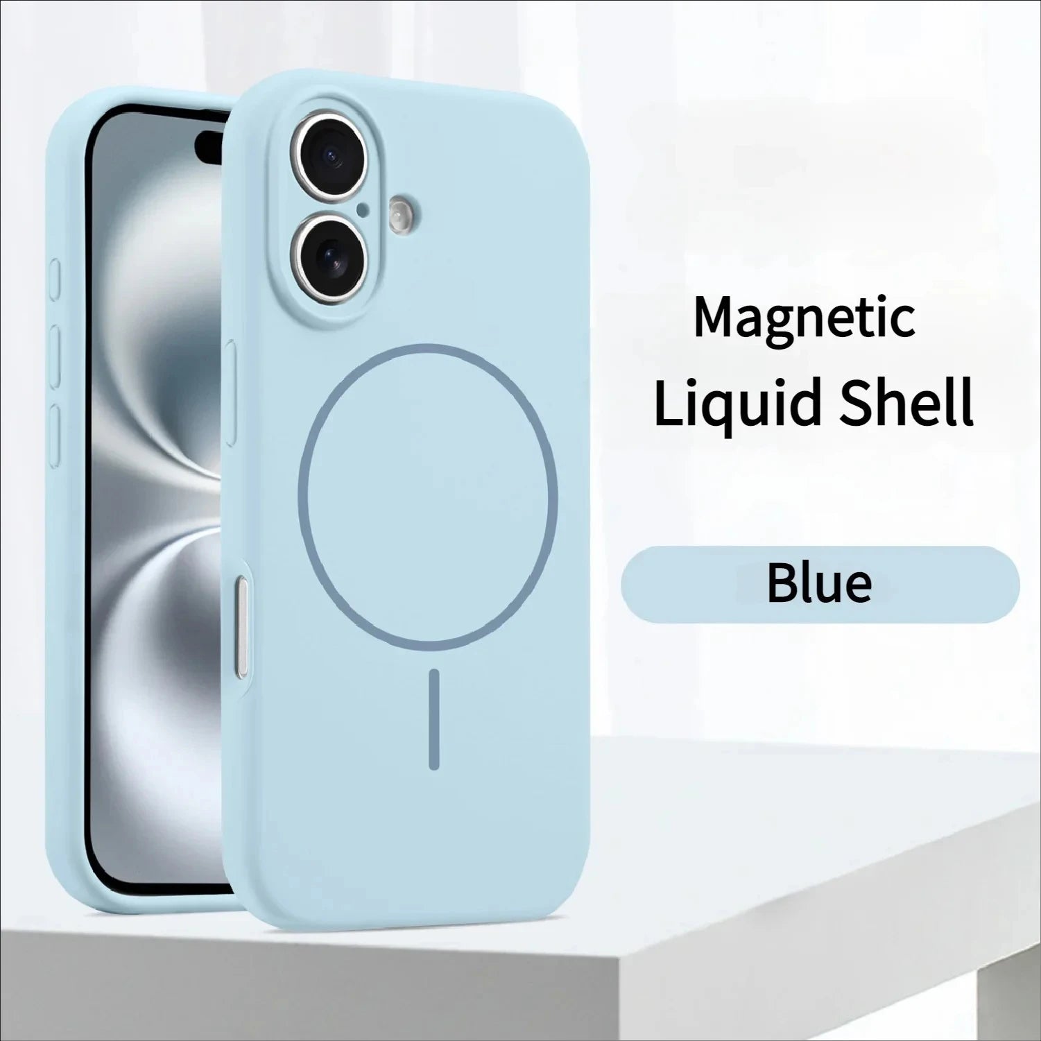 Official Liquid Silicone Case For iPhone 17 16 13 11 14 15 12 Pro Max Air Magnetic Wireless Charger Protector Lens Soft Cover